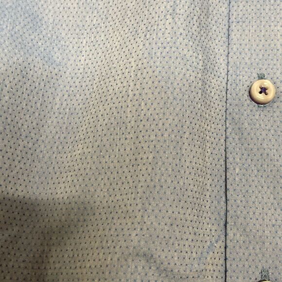 Men's Blue Button-Up Shirt Tommy Bahama Size Large NWT MSRP $118 (OKPM-05-006) - Picture 4 of 7